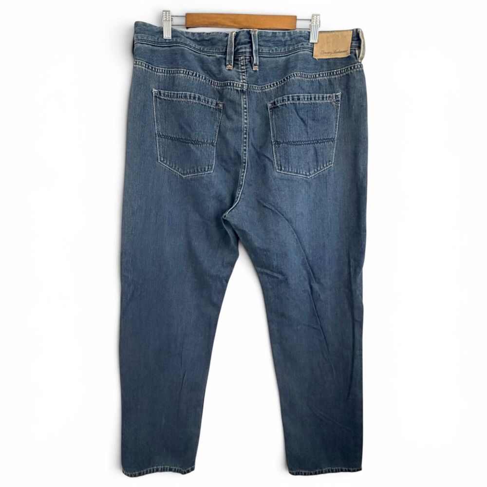 tommy bahama jeans mens 40x32 dark blue denim relaxed fit coastal weekend resort